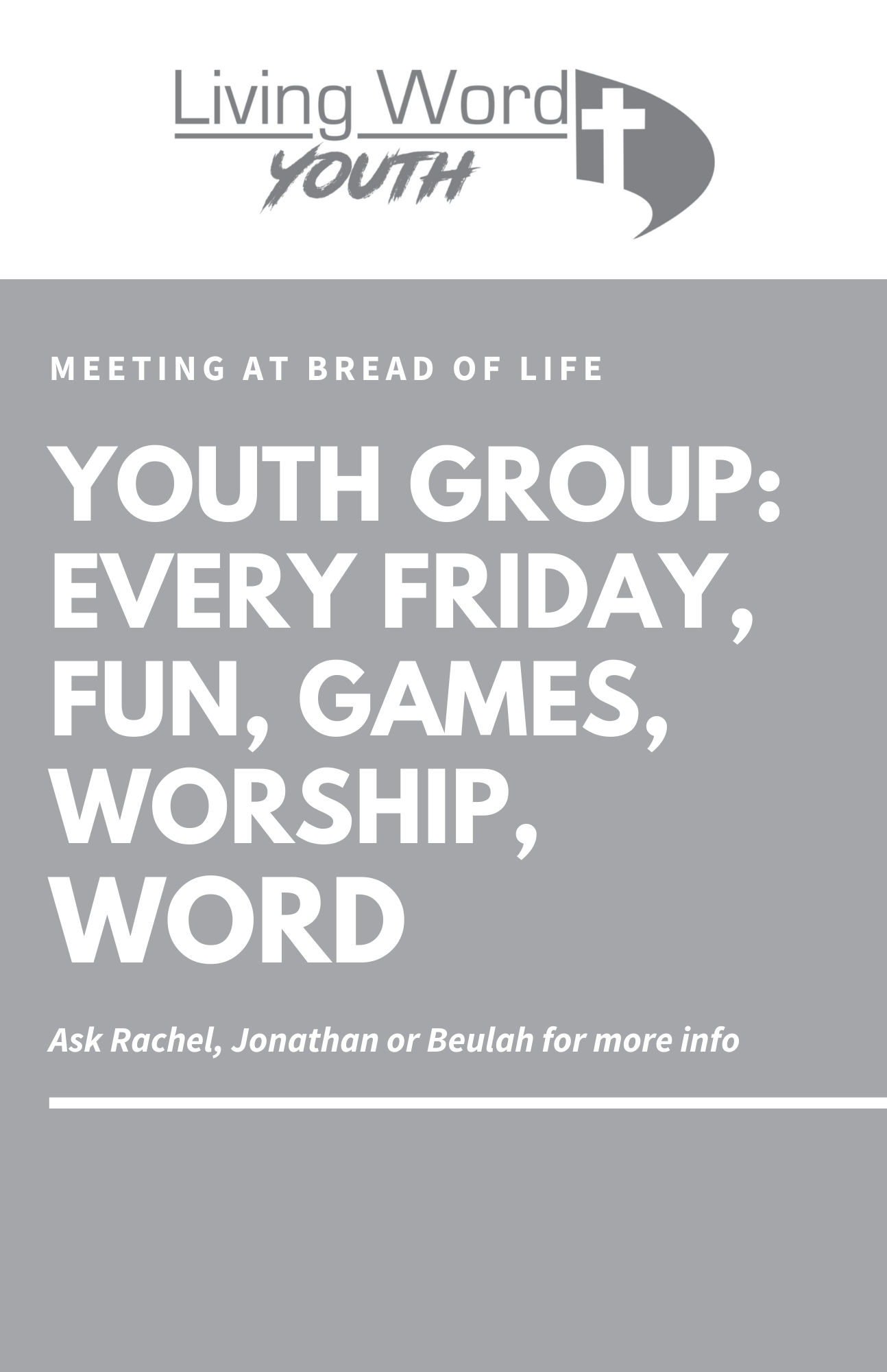Youth newsletter page